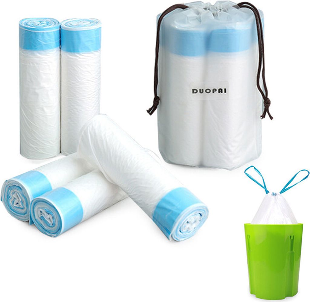 8 Gallonen Müllsäcke mit Kordelzug Ultra Strong Medium Mülleimer Liner für Küche Schlafzimmer Büro