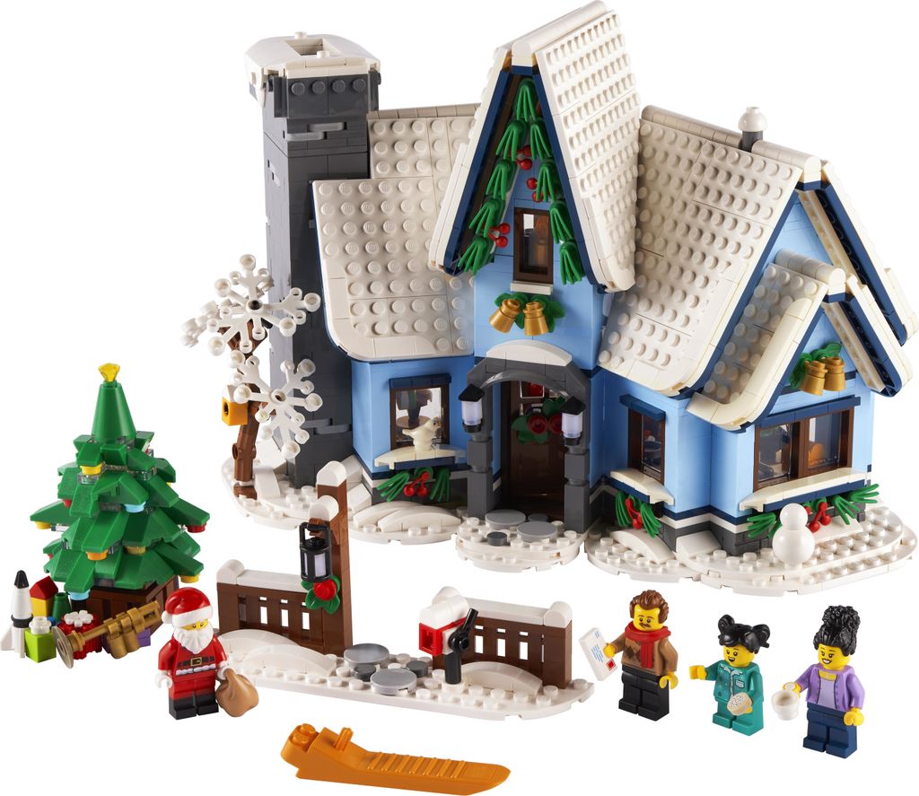 Lego, 10293 Der Besuch des Weihnachtsmanns, Bunt Produktbild 