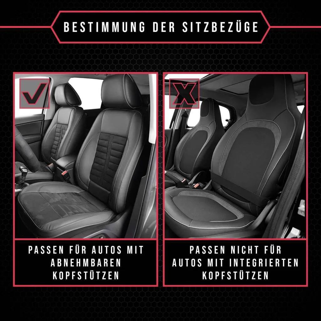 Eleganza per Kia Sorento: Coprisedili Anteriori 1+1 Design Premium - 5