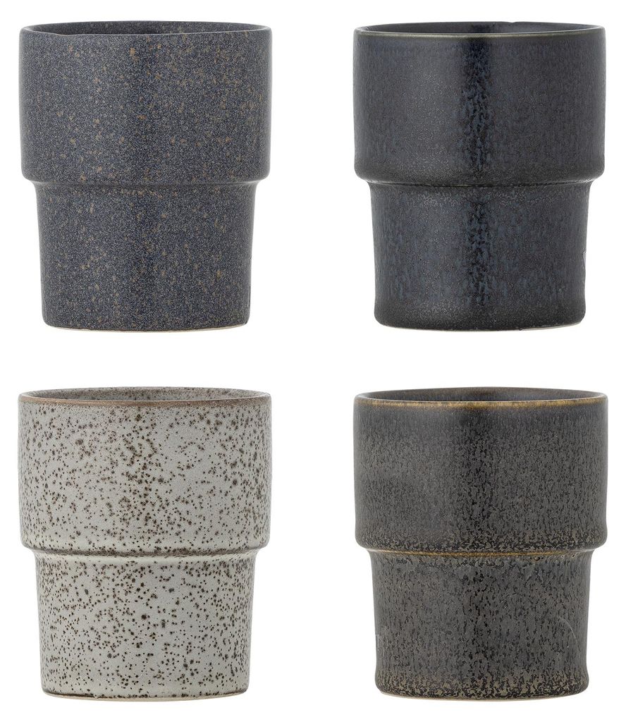 Bloomingville Ewan, Set, 0,15 L, Čierna, Modrá, Hnedá, Obrázok produktu 