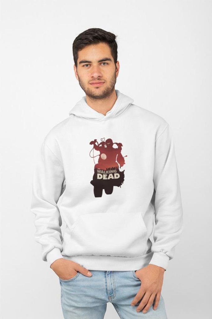 D&B Uni Hoodie MO00073 Walking Dead Weiß-Größe 3XL