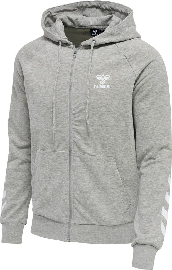 hummel hmlISAM 2.0 ZIP HOODIE - GREY MELANGE - M