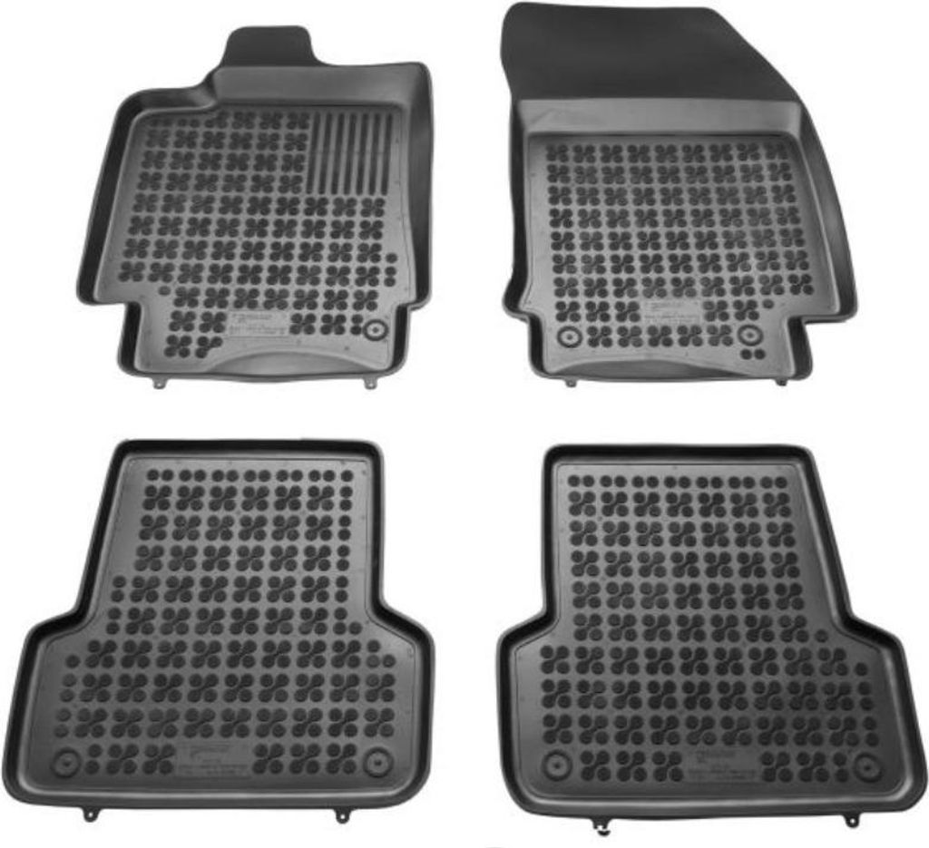 REZAW PLAST Fußmatten Set Gummi für RENAULT LAGUNA III (BT0/1) Vorne+Hinten