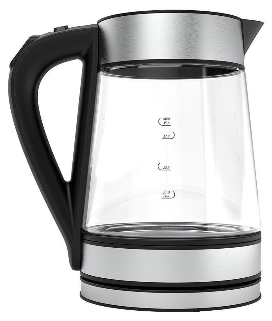 AENO EK1S, 1,7 l, 2200 W, Schwarz, Silber, Transparent, Produktbild 