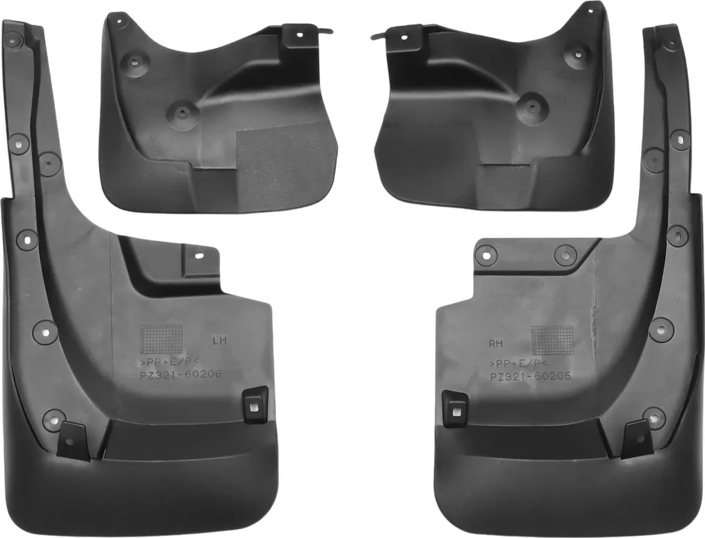 Jeu de Garde-Boue Avant et Arrière Lexus LX570 2013-2015 avec Fixations