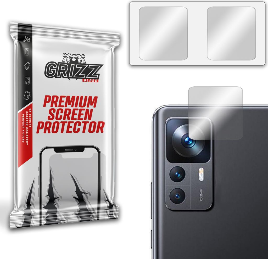 Glas für die Kamera GrizzGlass HybridGlass für Xiaomi 12T Pro