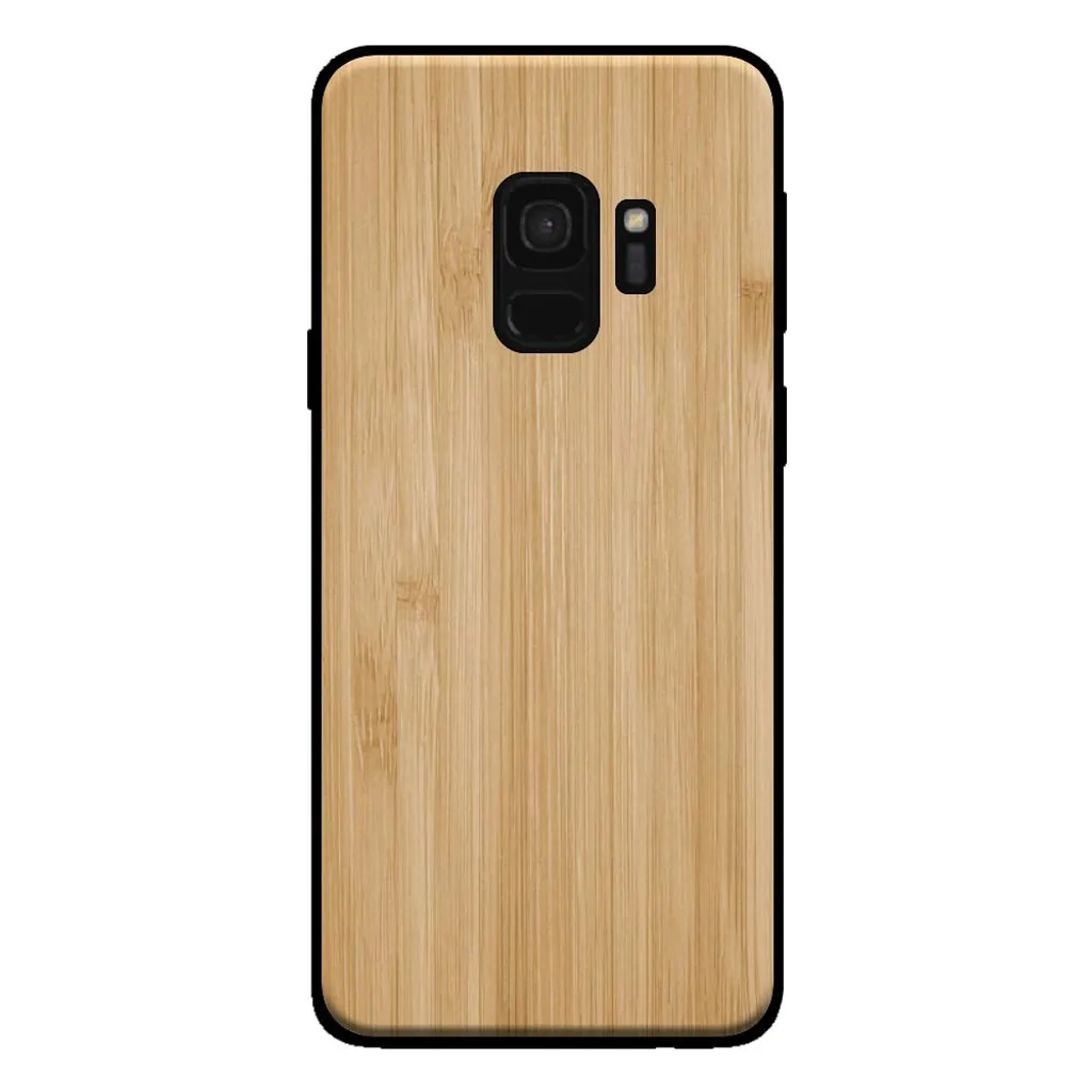 Custodia Samsung S9 Effetto Legno Marrone | Smartphonica Bamboo Look
