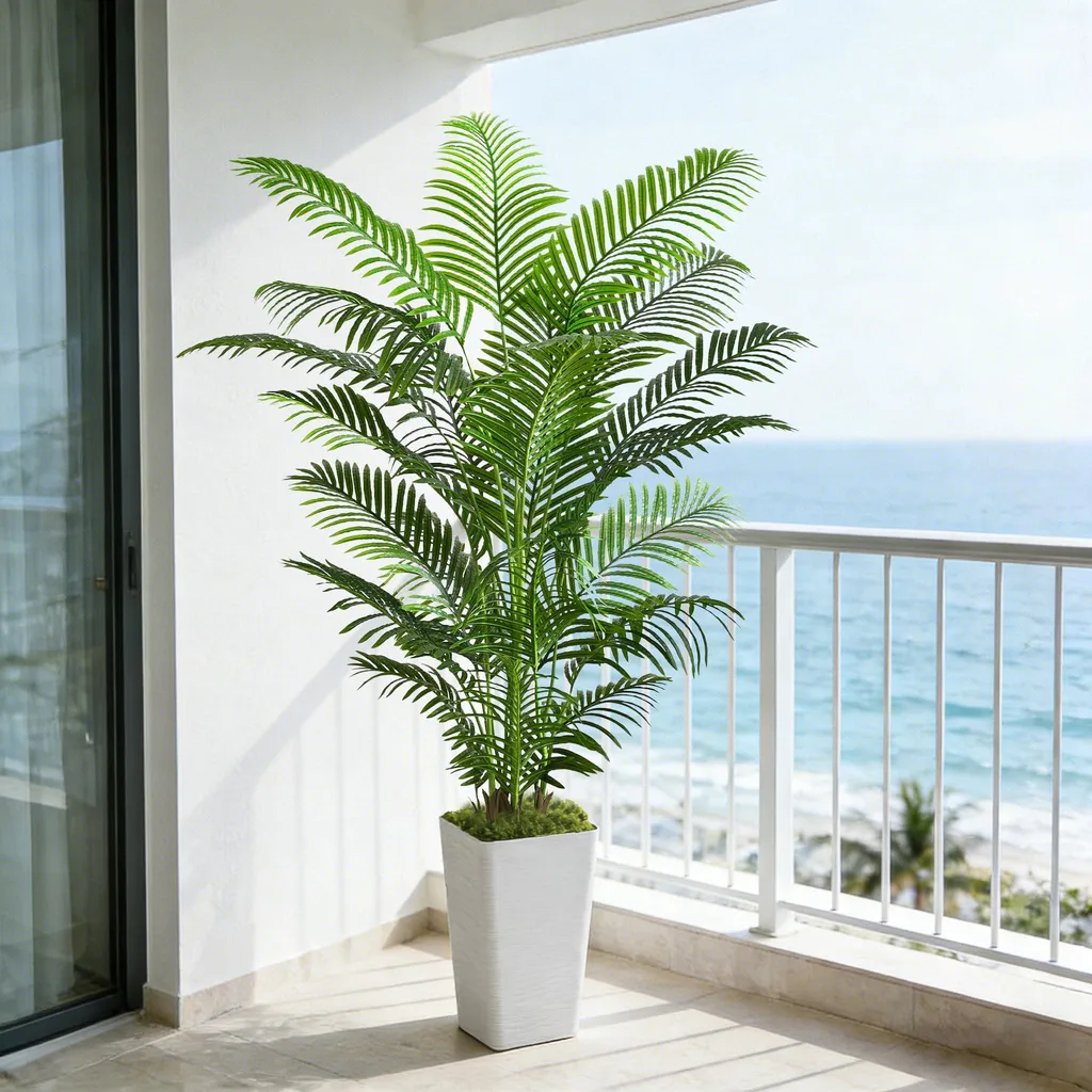 Grand Palmier Areca 180 cm Artificiel pour Bureau et Salon Moderne