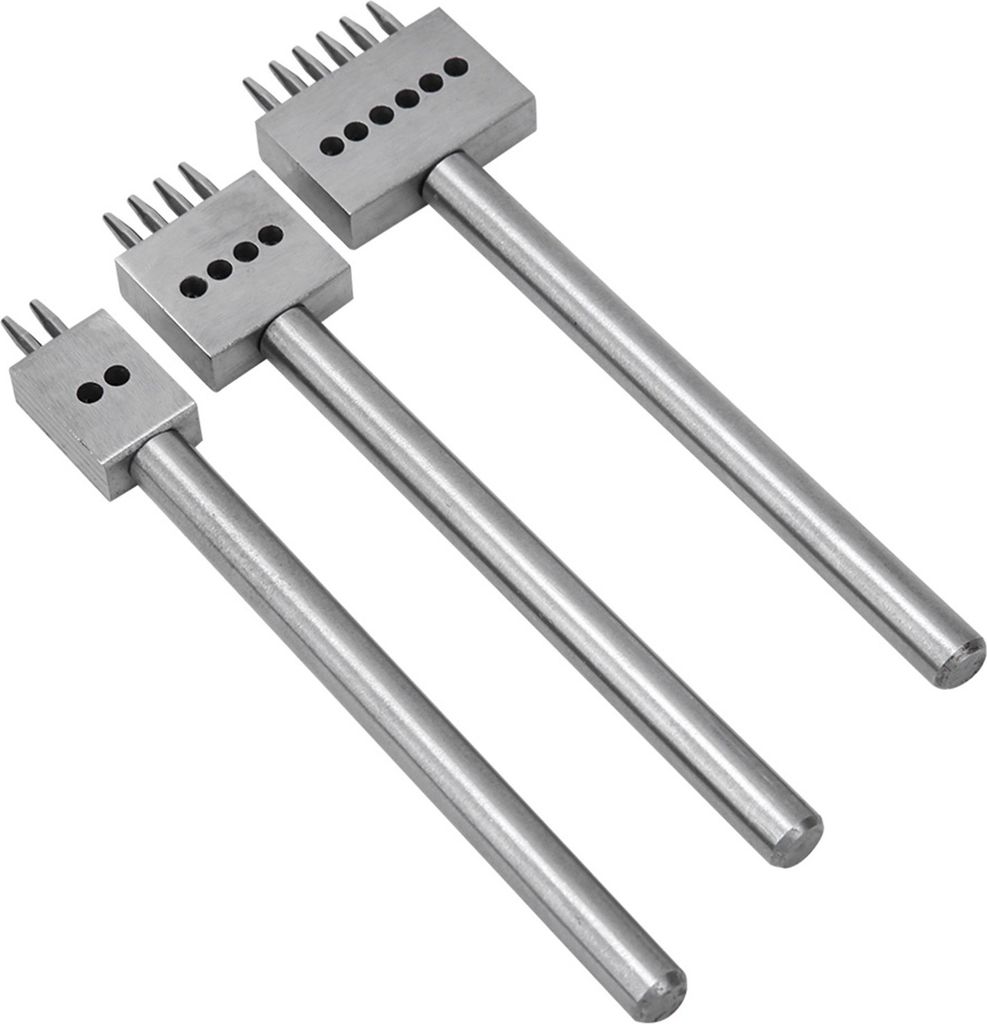 Leder-Stanzwerkzeug,Zinkenmeißel,Leder-Lochstanze,Lederwerkz Produktbild 