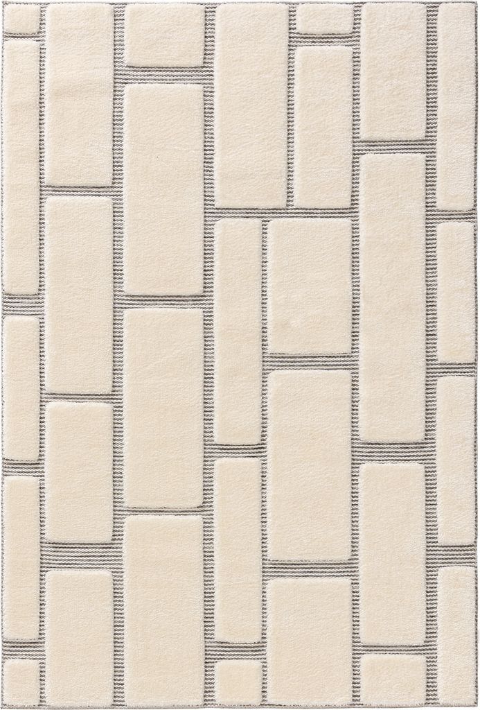Interiyou Teppich Verona Cream/Grau A5 250x350 cm