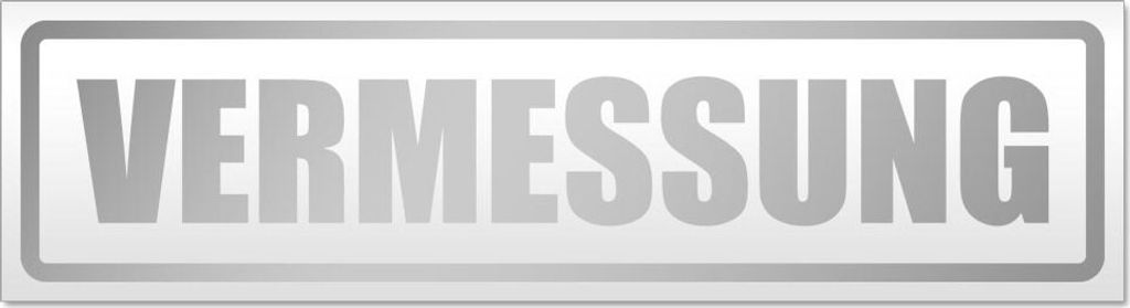 Vermessung Magnetschild Schild magnetisch