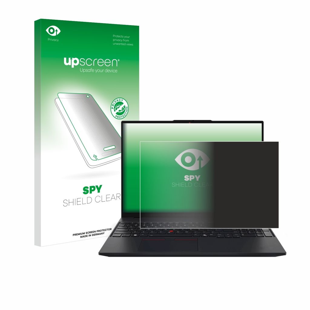 Für Lenovo ThinkPad L16 Gen 1 Sichtschutzfolie Schutzfolie upscreen Anti-Spy Privacy Sichtschutz Blickschutz Display Schutz Folie Blaulichtfilter