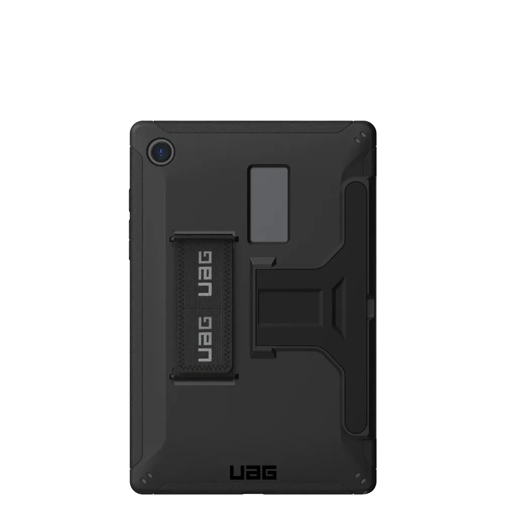 Coque antichoc Galaxy Tab A8 10.5 avec dragonne rotative et béquille