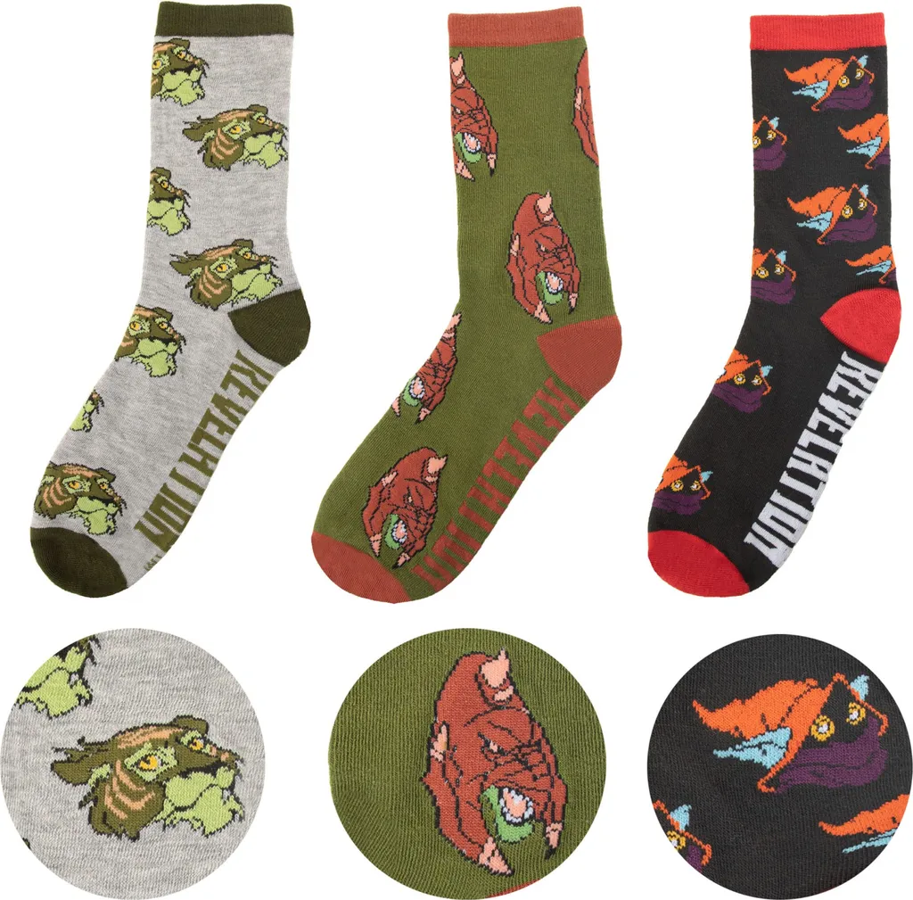 Chaussettes Maîtres de l'Univers : Lot de 3 paires Battle Cat Mixte
