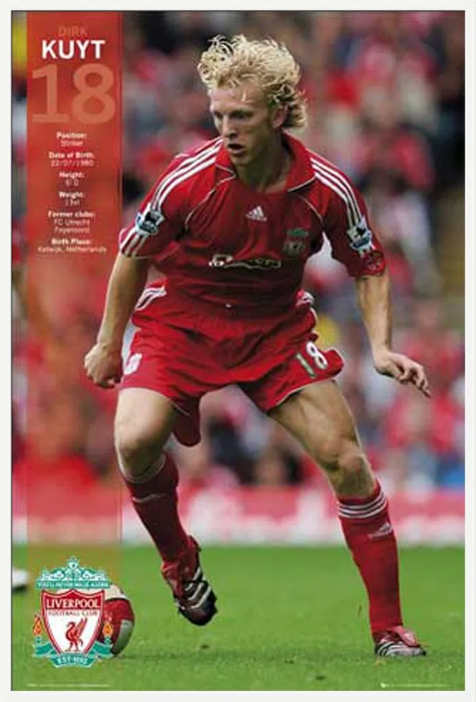 Protégez votre Affiche Liverpool Kuyt avec ce Cadre Shinsuke Blanc