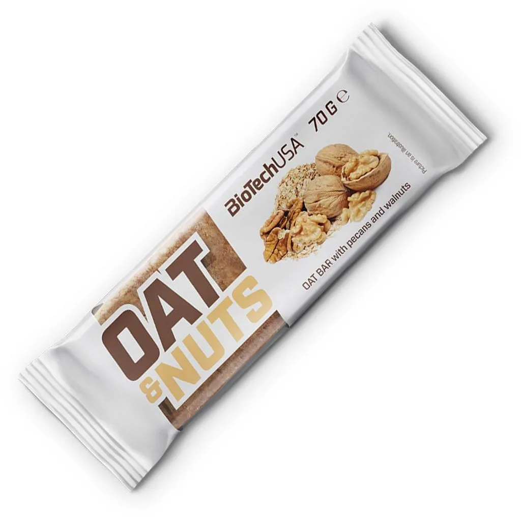 Barre Énergétique Biotech USA Oat Bar Noix de Pécan - Boîte de 20x70g