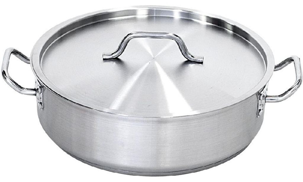 Bratentopf mit Deckel, Ø 360 mm, Höhe 110 mm, 11,2 Liter Produktbild 