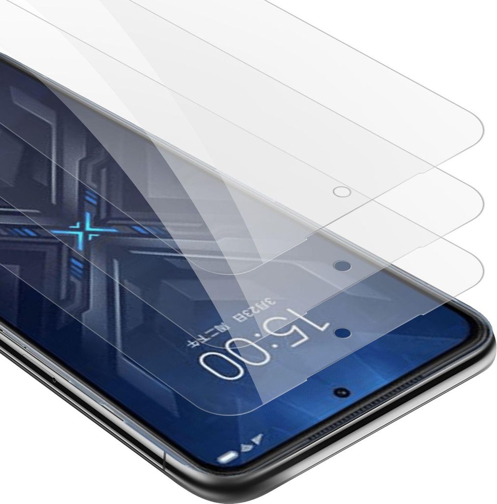 Cadorabo 3x Panzer Folie für Xiaomi BLACK SHARK 4 / 4 PRO Schutzfolie in Transparent Folie Tempered Display-Schutzglas