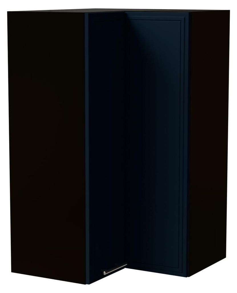 XL Kücheneckhängeschrank SALO 60x60cm 2-türig matt Farbe wählbar (SL-W14/60) indigo matt schwarz