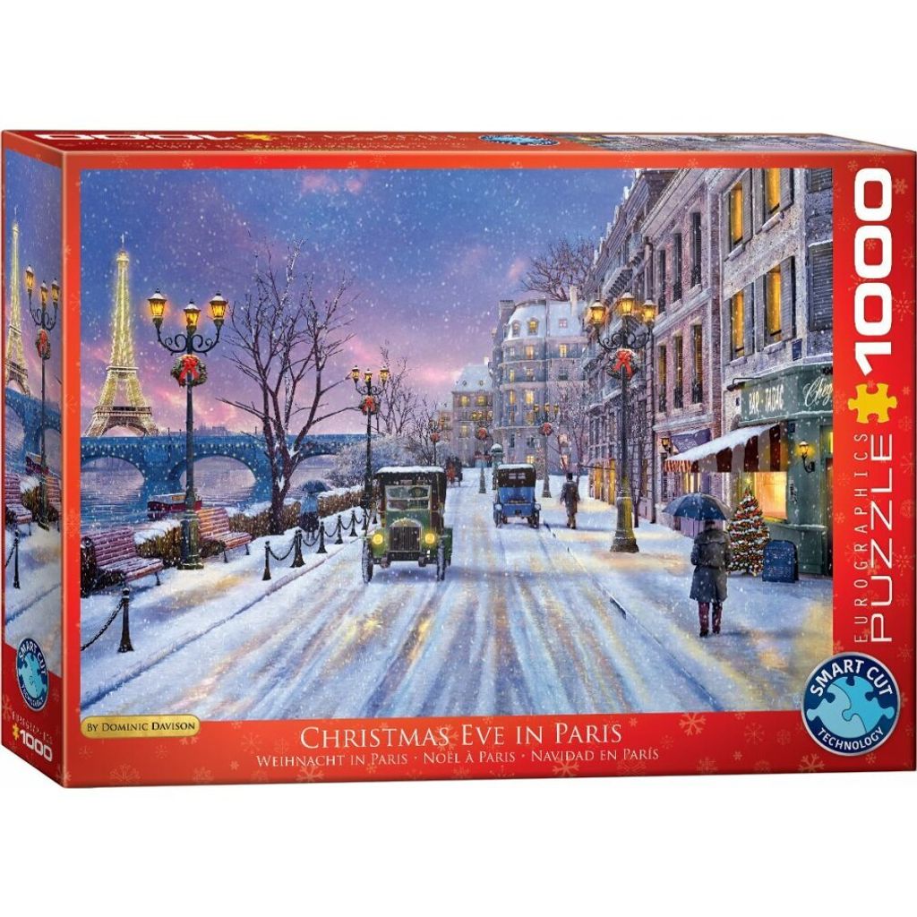 EUROGRAPHICS Puzzle Weihnachtsabend in Paris 1000 Teile