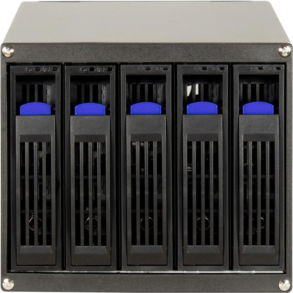 Inter-Tech ST-5255 Custodia per HDD nera da 2,5/3,5 pollici Immagine del prodotto 