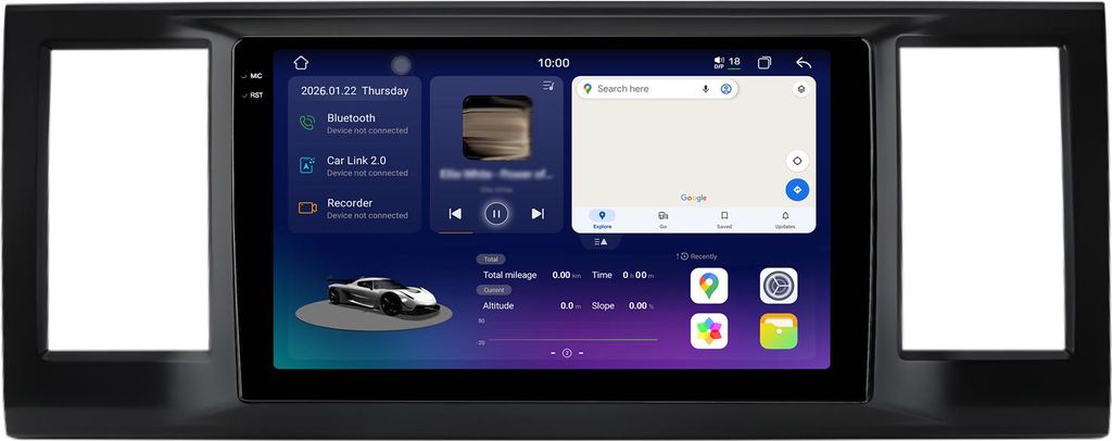 2k Display Android Radio 128GB für VW Caravelle T6 2015-2020 Carplay Android Auto Navi 4G LTE Bluetooth DAB+ Rückfahrkamera Lenkradsteuerung