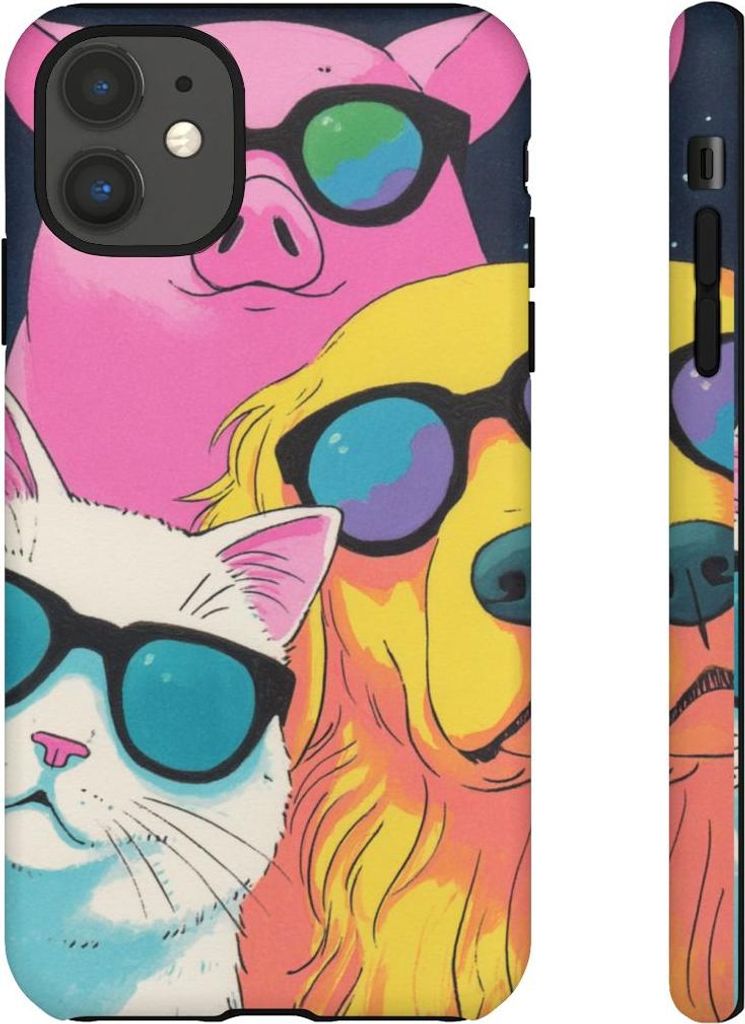 Coole Tiere mit Sonnenbrillen – Hülle Kompatibel mit iPhone 11