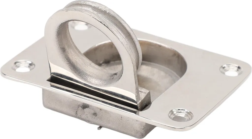 Maniglia Retrò ad Anello Inox 316 per Restauro Barche e Mobili