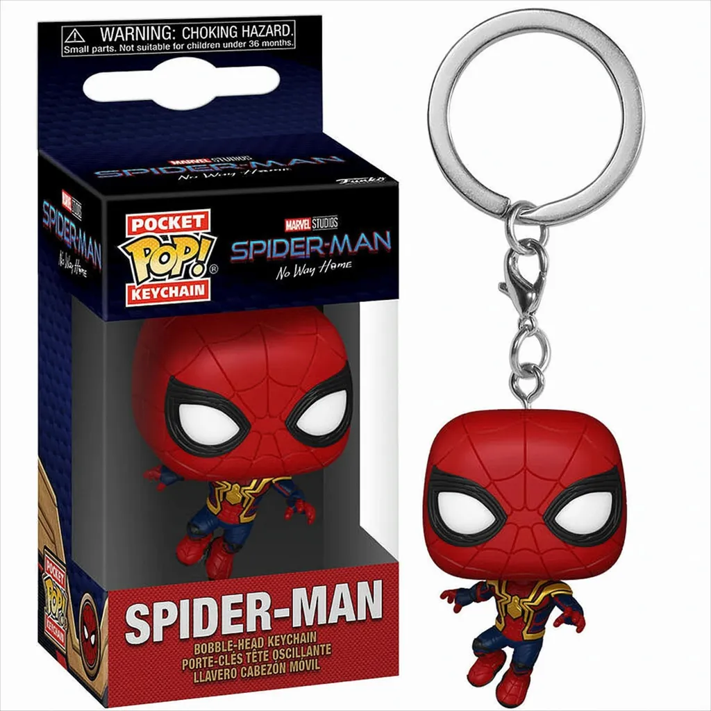Spider-Man Porte-clés Funko Pocket POP ! No Way Home en Vinyle de 4cm