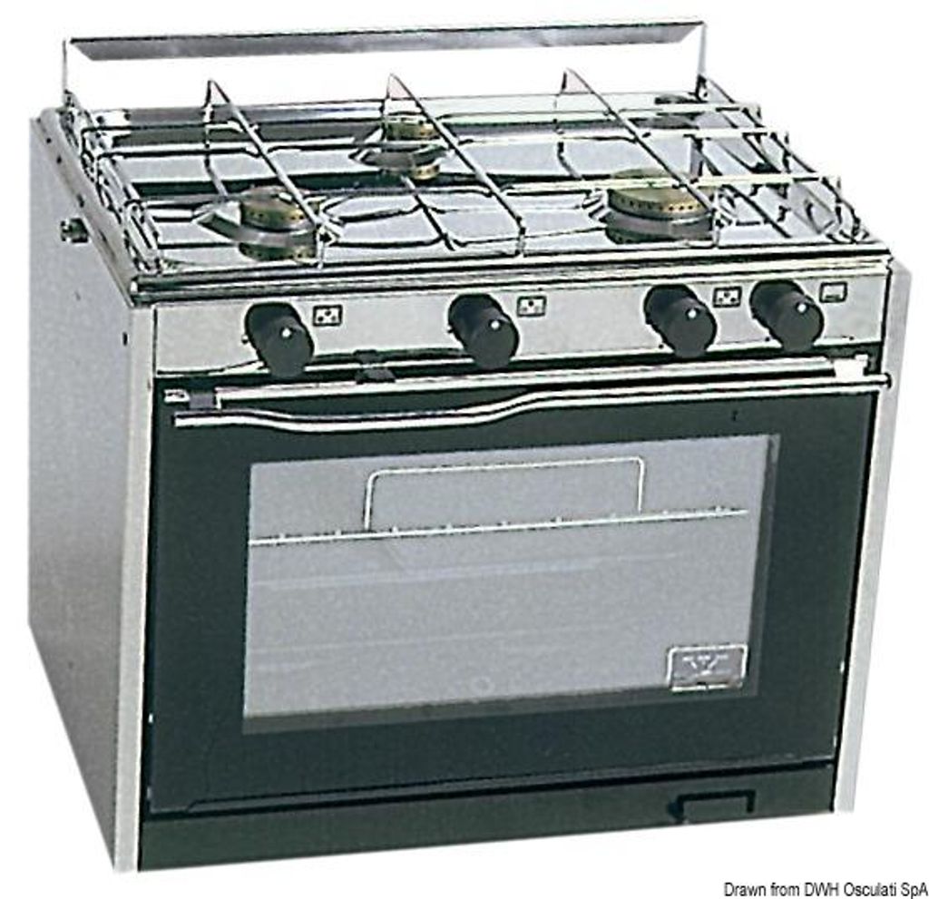 TECHIMPEX XL3 Kocher 3 Brenner und Ofen - Osculati 50.385.00