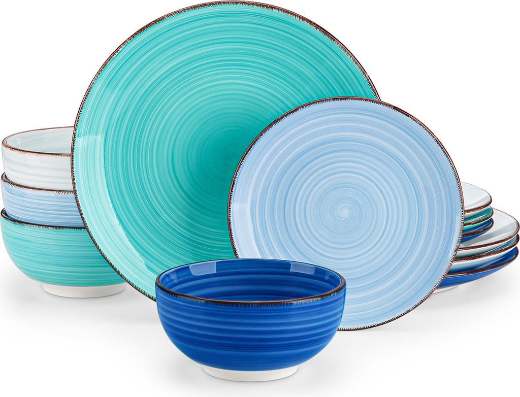 Service de table en céramique stoneware, 12 pièces, set de Image du produit 