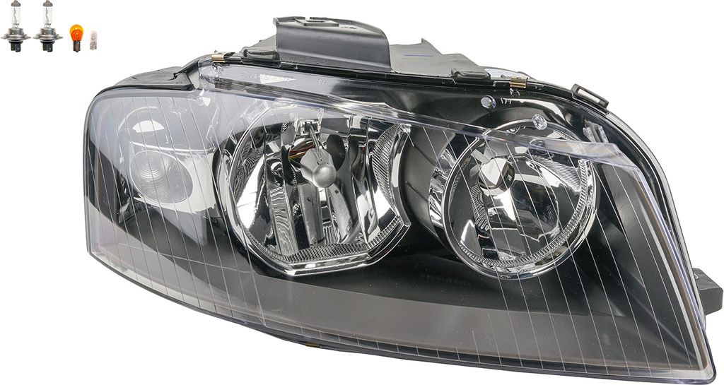 Johns, Scheinwerfer Halogen HSW passend für Audi A3 8P 05/03- 07/08 Rechts Leuchtmittel 8P0941004K 8P0941004A
