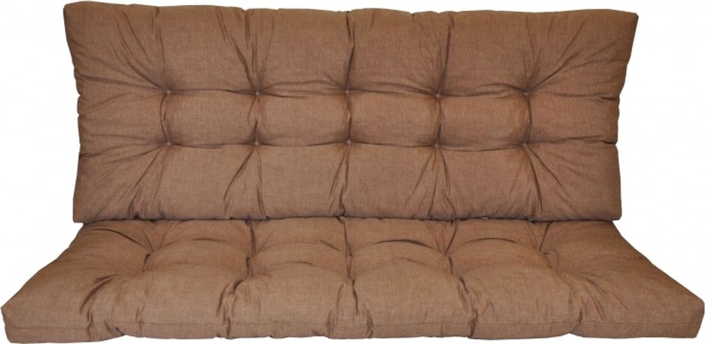 Polstr na zahradní houpačku 160 cm - látka hnědý melír Obrázek produktu 