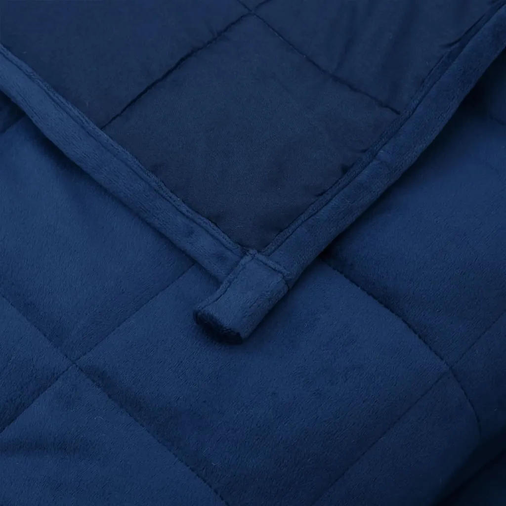 vidaXL Coperta Pesata Blu 13kg - L'Eleganza del Comfort Profondo - 6