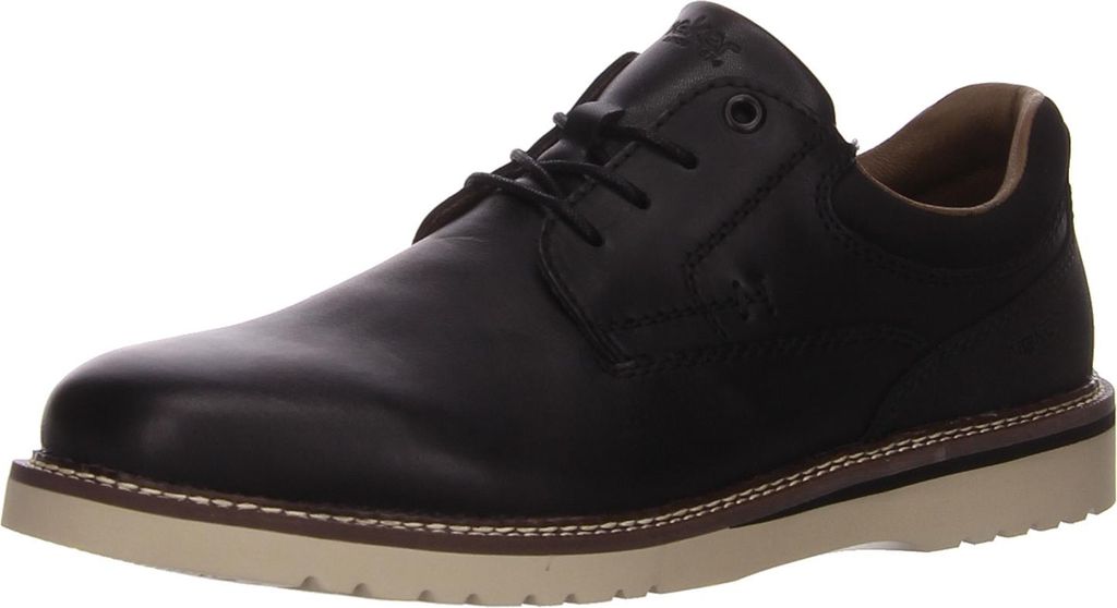 Rieker Schnürhalbschuhe bequem in schwarz, Gr. 46