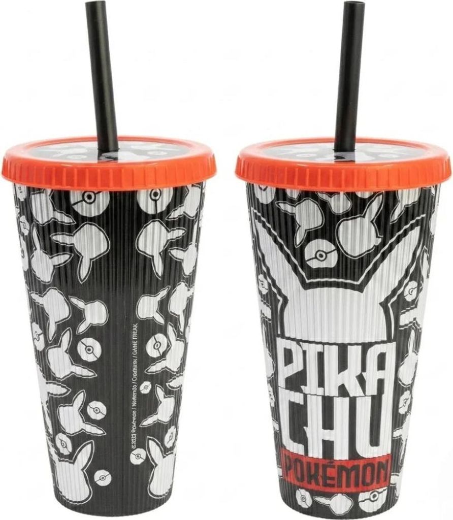 Pokemon Pikachu XL Kaffeebecher Becher To-Go Halm 790 ml