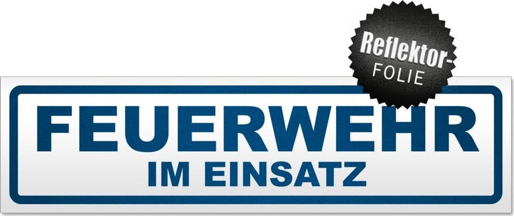 Feuerwehr im Einsatz Magnetschild Schild magnetisch