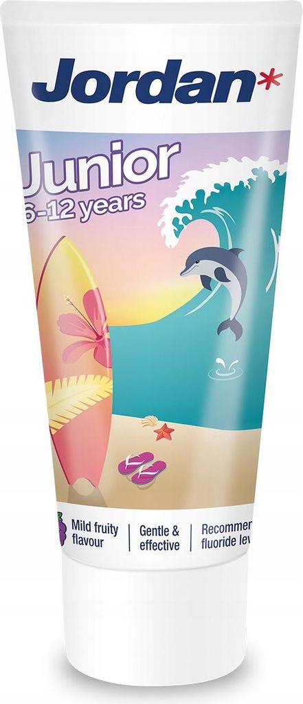 Jordan Zahnpasta Junior 6–12 Jahre (50 ml) Produktbild 