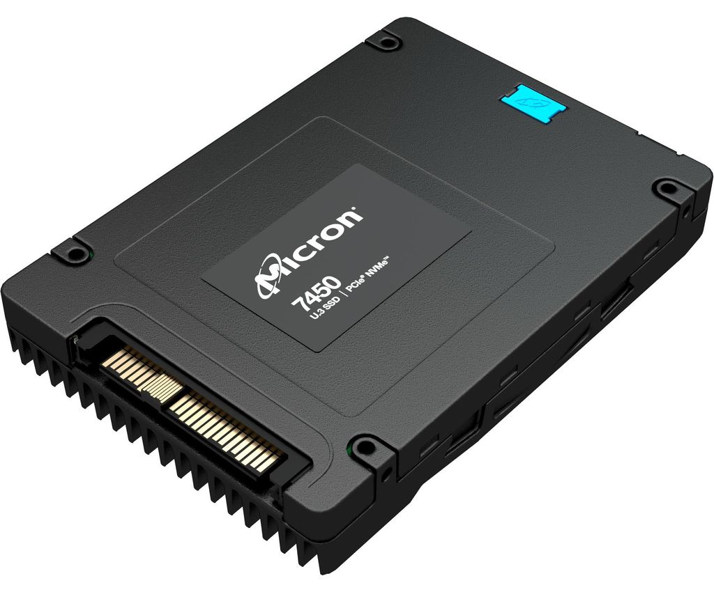 Micron 7450 PRO 15360 GB, SSD, (PCIe 4.0 x4, NVMe 1.4, U.3) Produktbild 