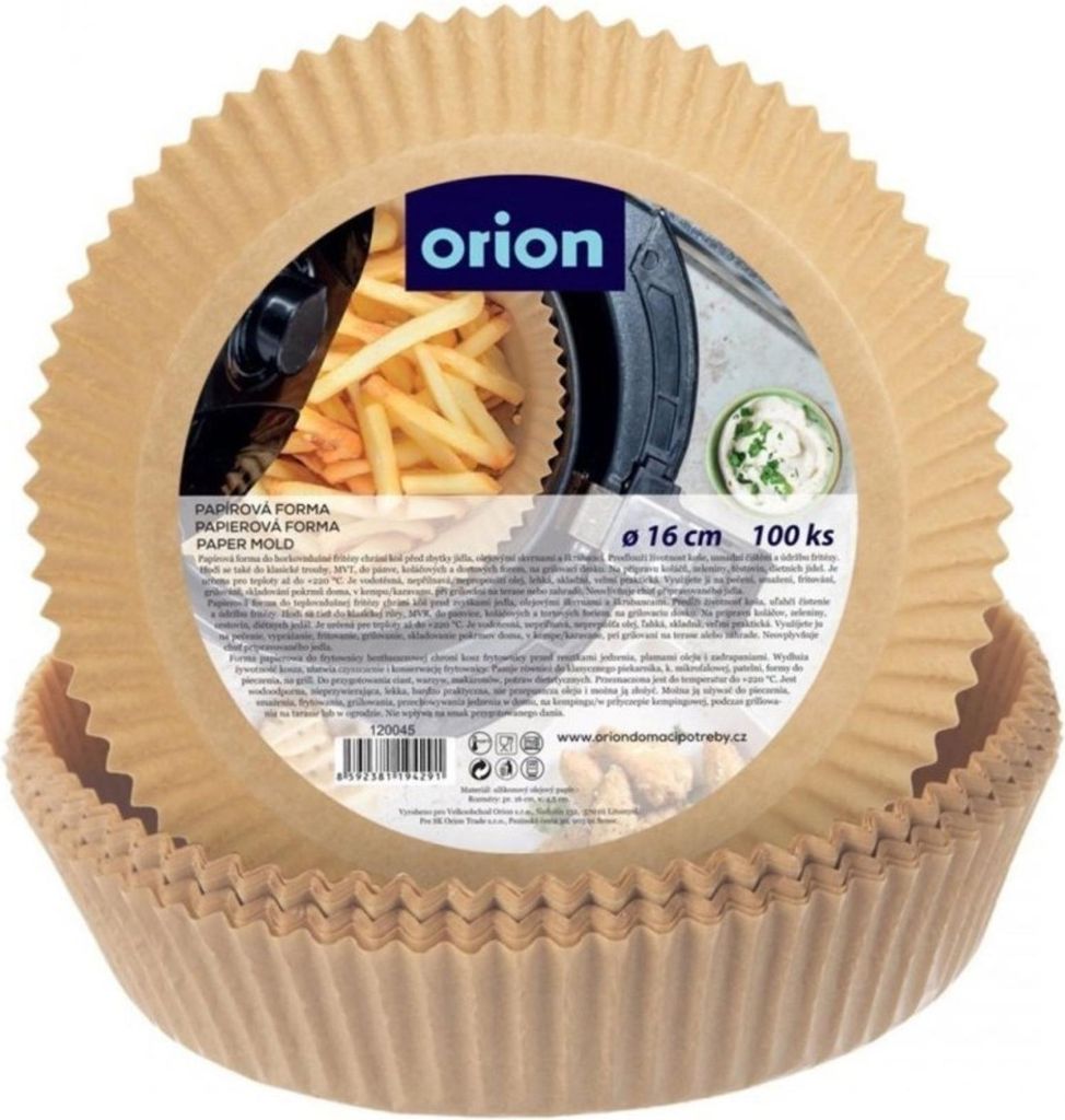 Papiereinlagen für fettfreies Frittierpapier 16cm 100 Stück Produktbild 