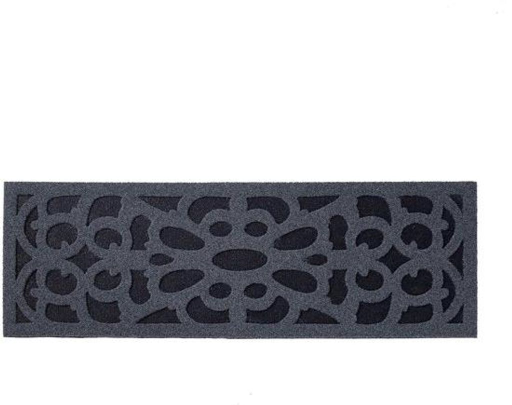 Milieuvriendelijke deurmat, grijs, waterdicht, krasbestendig, absorberend, 75x25cm