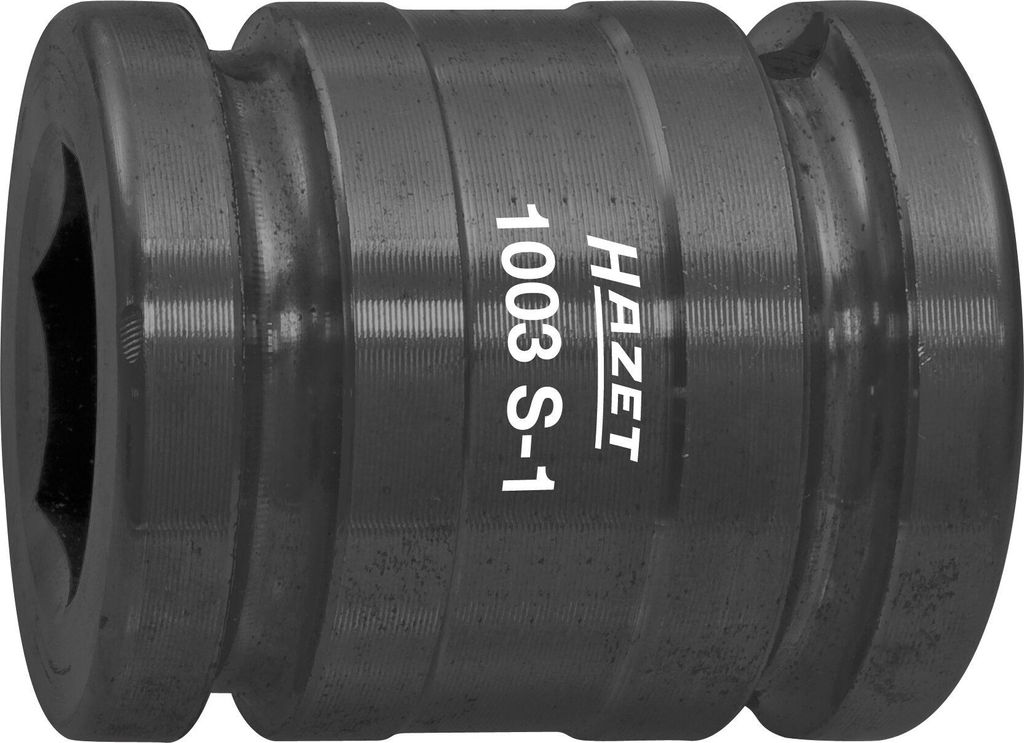 Hazet Schlag-Maschinenschrauber Adapter 3/4 (20 mm) Vierkant hohl, Innen Sechskant Profil, Länge 54 mm
