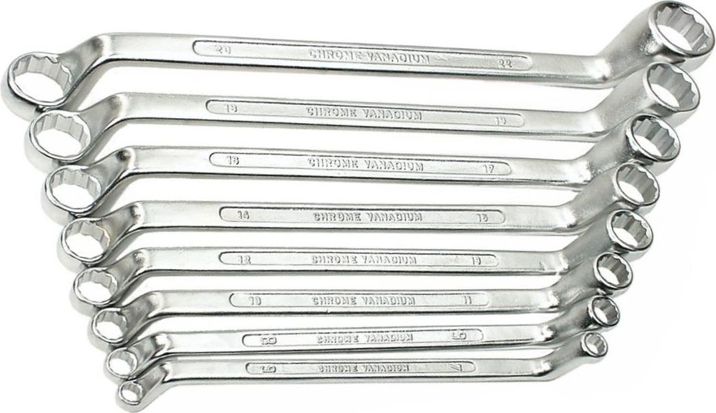 BRÜDER MANNESMANN M 140-08 Ringschlüsselsatz, 8-tlg., 6-22 mm, CV