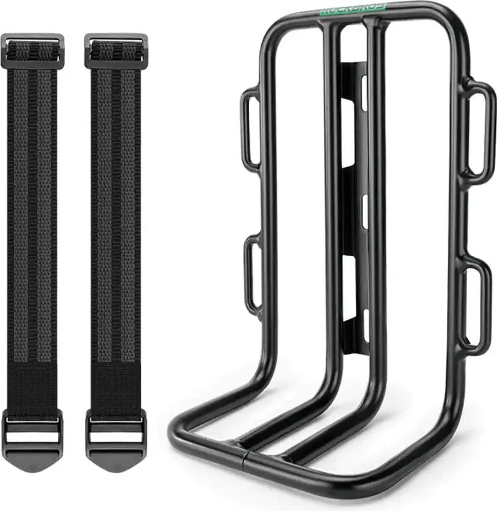Support de bagage pour fourche avant de vélo - Tablette Rockbros noire