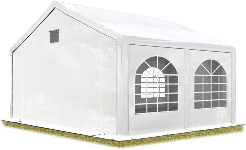 Tente de Jardin Anti-UV et Imperméable 3x4m Bâche 500N et Cadre de Sol