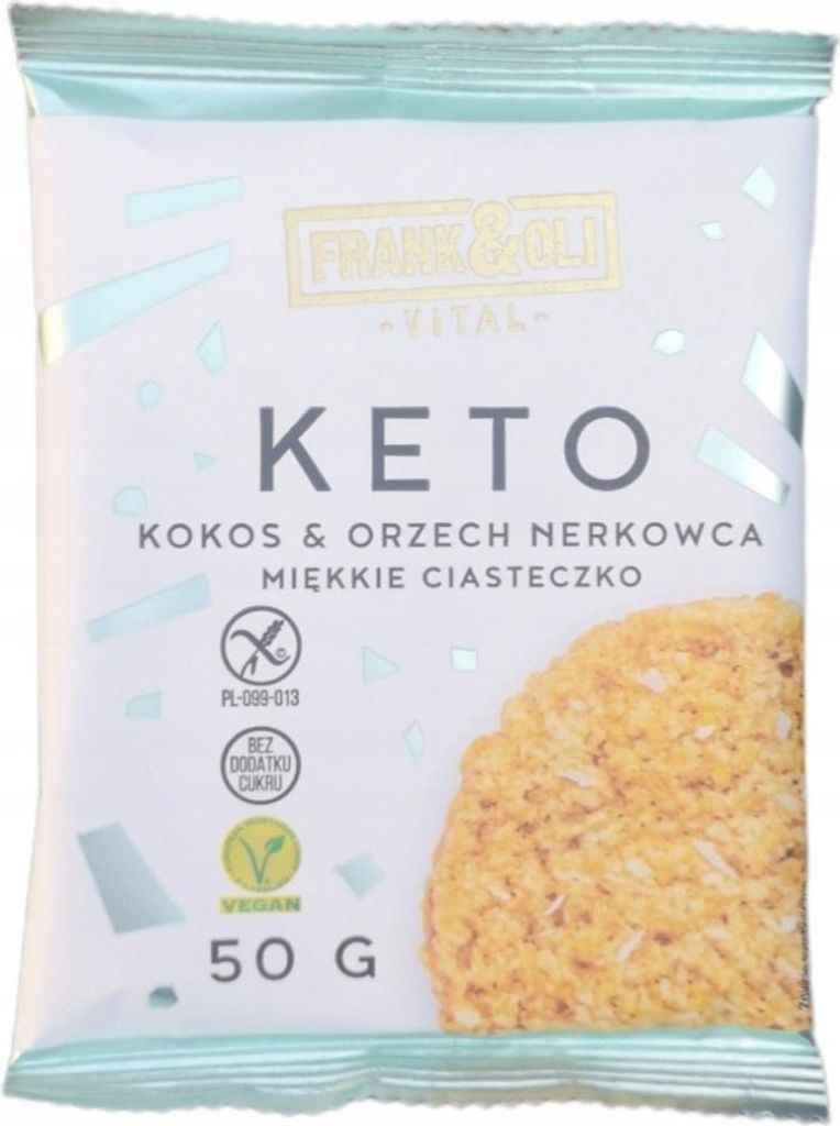 Frank&Oli Kokos-Cashew-Keks 50g Produktbild 