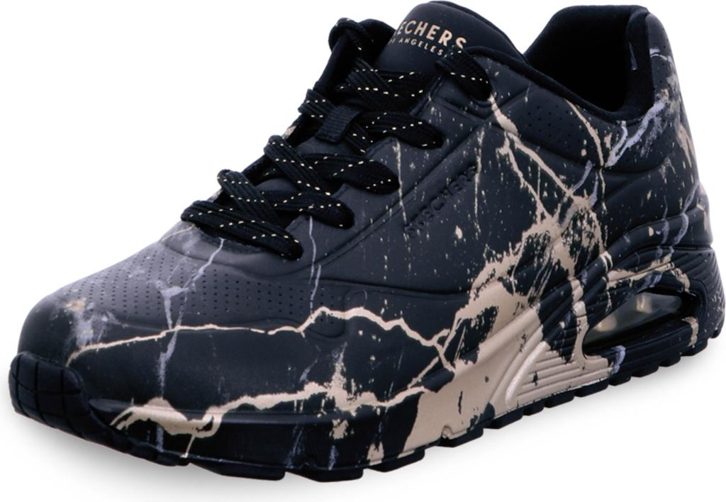 Skechers Damen Sneaker UNO schwarz Größe 40 Produktbild 