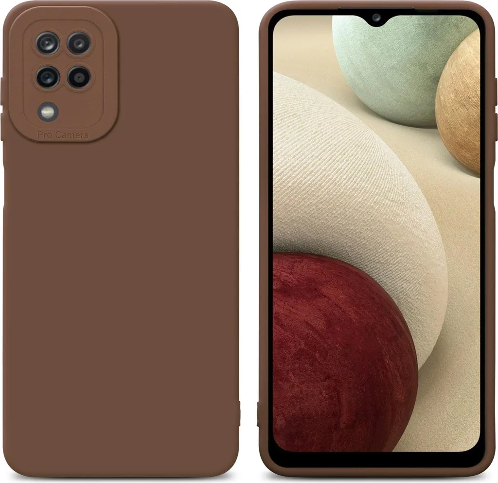 Custodia Samsung A12 / M12 Cadorabo TPU Silicone Marrone Case