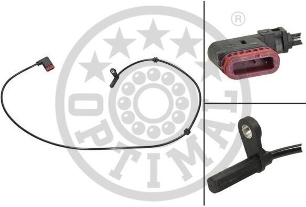 OPTIMAL ABS Sensor Raddrehzahl Hinten passend für MERCEDES-BENZ GLK (X204) 06-S322