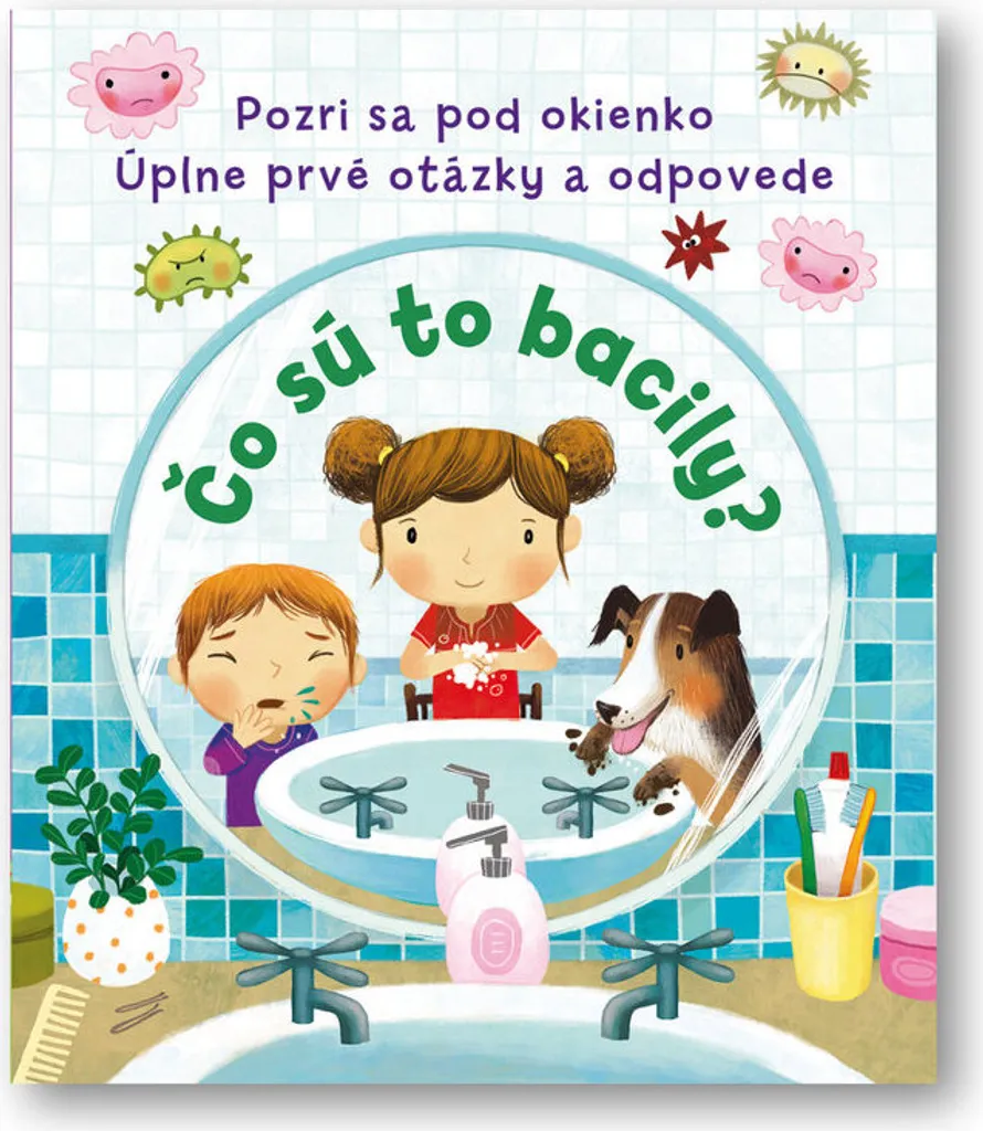 Apprendre l'hygiène aux enfants avec le livre illustré Čo sú to bacily